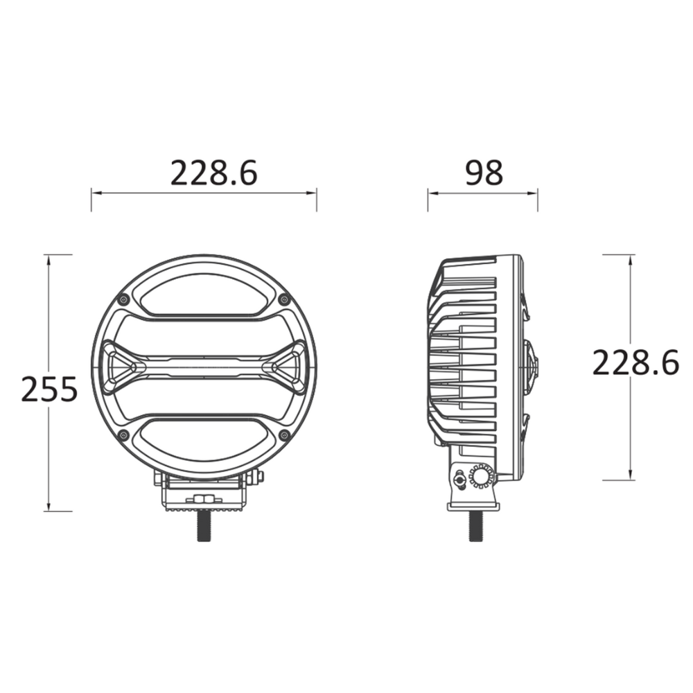 Driving Light 7' With Driving Beam - D0190DE