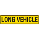 REFLECTIVE LONG VEHICLE SIGN 1020 X 250