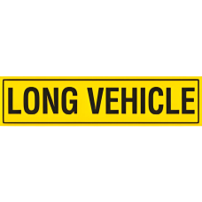 REFLECTIVE LONG VEHICLE SIGN 1020 X 250