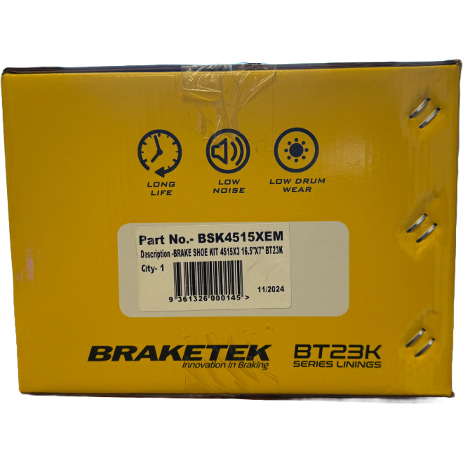 Brake Shoe Kit - Suits Fruehauf Q -BSK4515XEM