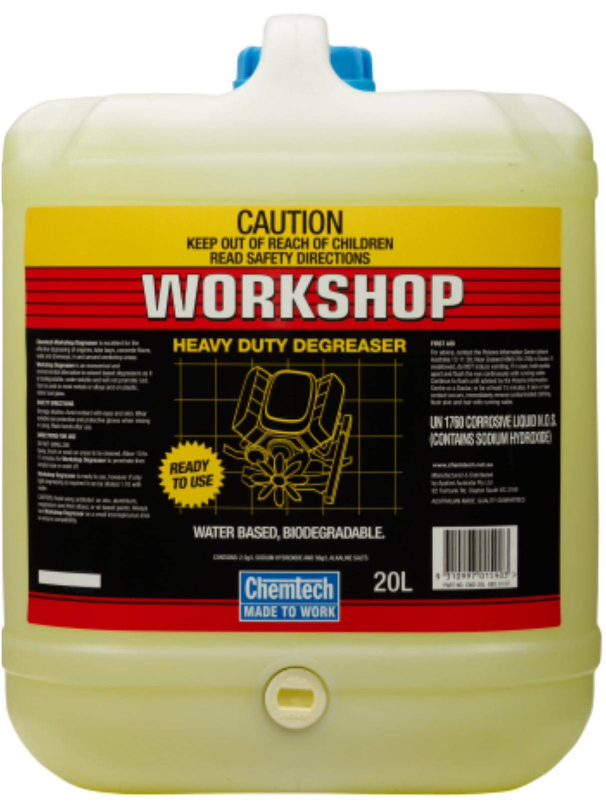 WORKSHOP DEGREASER 20L -CWD20L