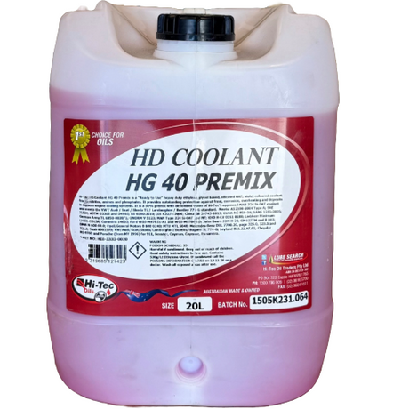 HD Coolant Hg 40 Premix-20Lt