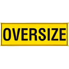 REFLECTIVE OVERSIZE ALUMINIUM SIGN 1020 X 520