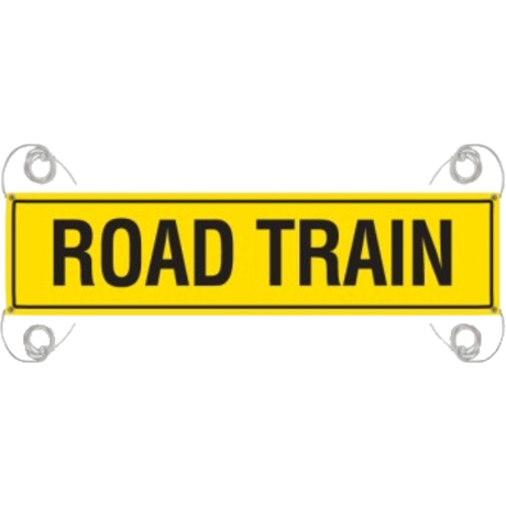 REFLECTIVE ROAD TRAIN SIGN 1020X 250