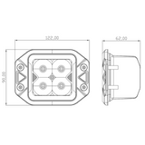 Working Light 3' With Spot Beam - W0120FMS-OL