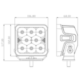 Work Light 4' With Spot Beam -W0240S-OL