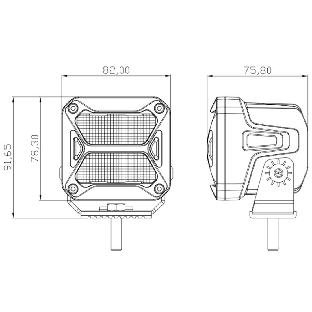 Work Light 3' With Driving Beam -W0320D-OL