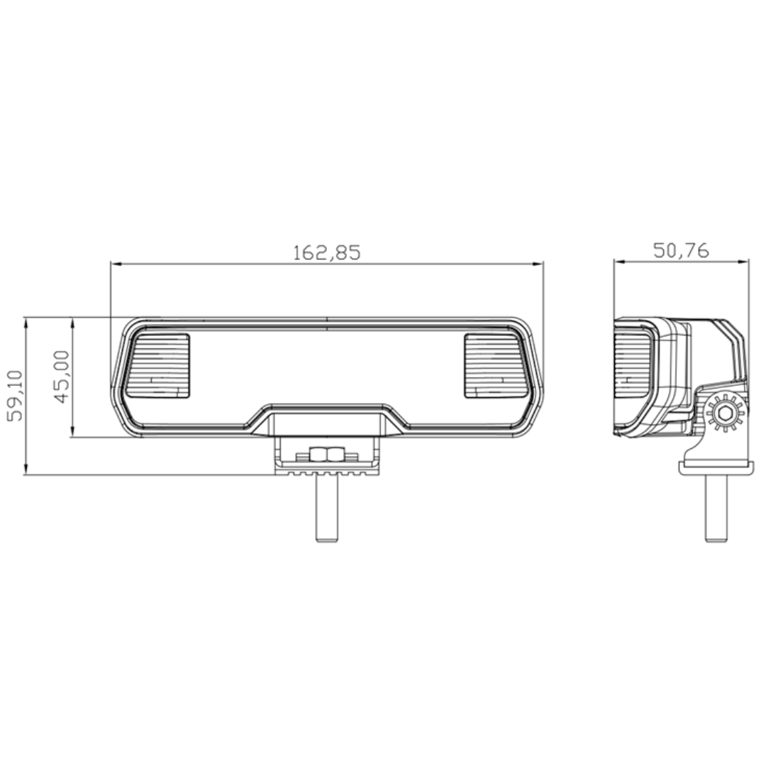 Work Light 6.4' x 2.8' with Spot Beam -W0515S-S5